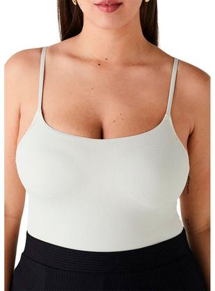 Imagem de Camisete Liz 52421 Feminina Sport Deluxe Tailored Com Bojo Canelada Microfibra T. P/GG