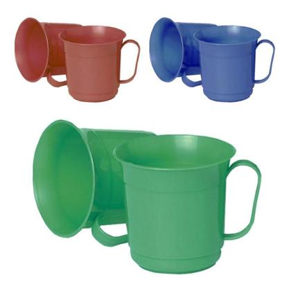 Imagem de Caneca De Plastico Lisa Com 6 Pecas 300Ml