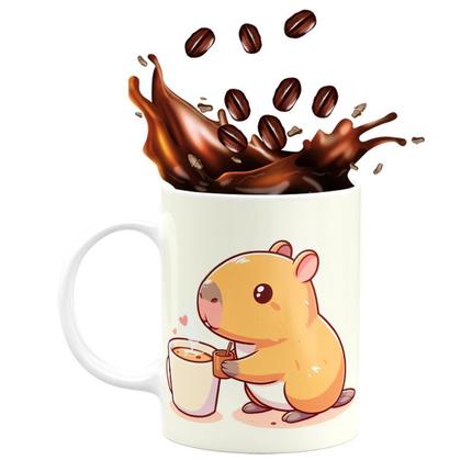 Imagem de Caneca de Porcelana Capivara 325ml Two Coffee