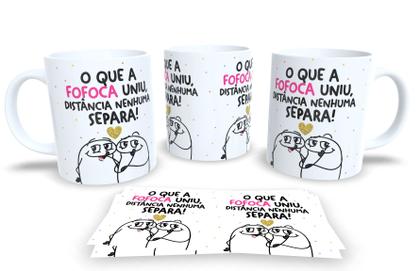 Imagem de Caneca de Porcelana Personalizada Flork Amizades Com Frases Engraçadas, Divertidas e Deboche