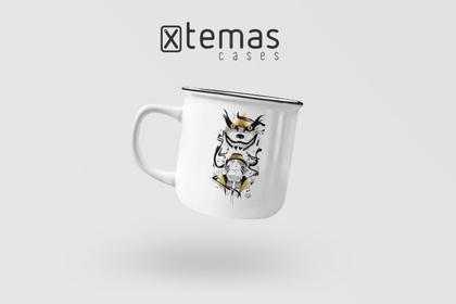 Imagem de Caneca naruto geek retrô esmaltada de aluminio