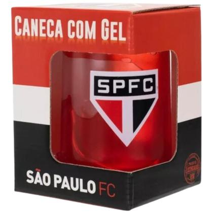 Imagem de Caneca Oficial São Paulo Gel Ideal Bebidas Geladas Presente