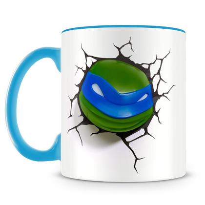 Imagem de Caneca Tartarugas Ninjas - Leonardo - Porcelana Personalizada