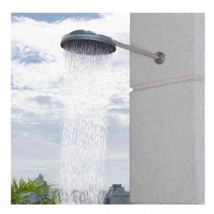 Imagem de Cano Para Chuveiro 30cm Aluminio Polido Alurem