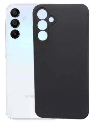 Imagem de Capa Anti Impacto Aveludada Preta Para Galaxy A15 M15