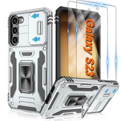 Imagem de Capa ATUMP para Galaxy S23 de 6,1 polegadas à prova de choque, cinza