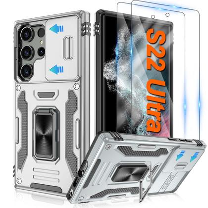 Imagem de Capa ATUMP para Samsung Galaxy S22 Ultra 6,8" cinza à prova de choque