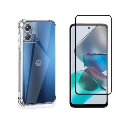 Imagem de Capa Capinha Case Anti Impacto + Pelicula Vidro 3d Para Motorola Moto G54