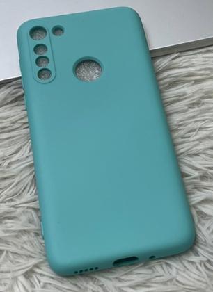 Imagem de Capa Capinha Case Moto Motorola G8 Play/Power/Plus Silicone Aveludado Proteção de Câmera Colorida