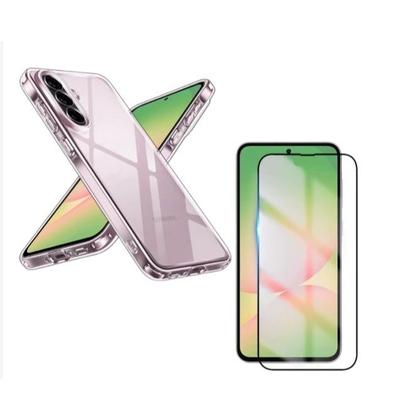 Imagem de Capa Capinha Case Proteção Anti Impacto Película 3D Anti Spy Samsung Galaxy A06 A16 A26 A36 A56