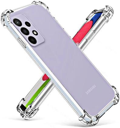 Imagem de Capa Capinha Com Bordas Anti Impacto Para Galaxy A52s Tela de 6,5 Polegadas