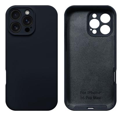 Imagem de Capa Capinha Compativel com iPhone 16 Pro Max Proteção de Câmera Silicone Veludo