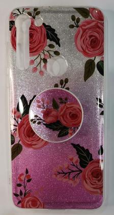 Imagem de Capa Capinha para motolora moto g8 power Xt2041 C/ Suporte Dedos colorido