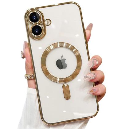 Imagem de Capa Capinha Protetora Magsafe de Silicone com Proteção na Lente para o iPhone 16 / 16 Plus / 16 Pro / 16 Pro Max