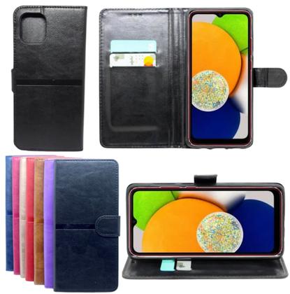 Imagem de Capa Carteira Para Galaxy A03s A02s + Pelicula Ceramica