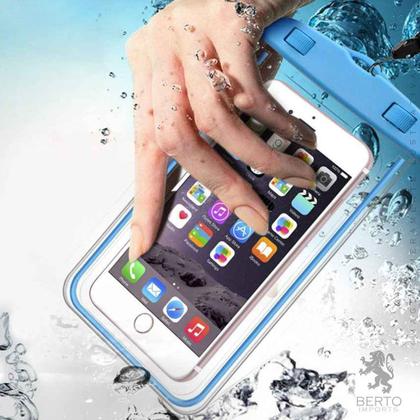 Imagem de Capa Case Celular Protetora Prova D'água Mergulho Praia