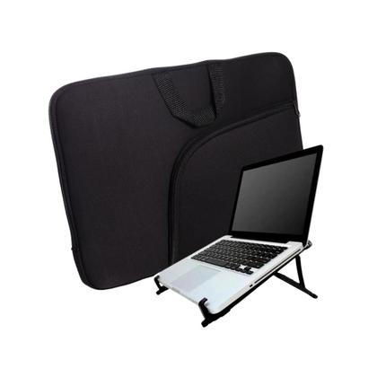 Imagem de Capa case luva para notebook bolso 15.6 + suporte notebook