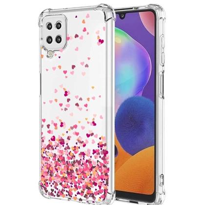 Imagem de Capa Chuva Coração + Capa Transparente Anti Shock Para Samsung Galaxy M62