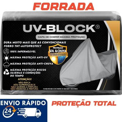 Imagem de Capa Cobre Moto Forrada Impermeável Uv-Block Cb 650F Cb 500F