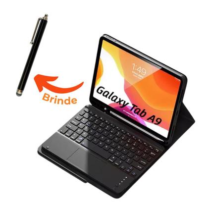 Imagem de Capa Com Teclado Touchpad + Caneta Touch Tablet Tab A9 + NF