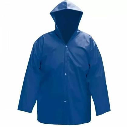 Imagem de CAPA DE CHUVA Com FORRO GG AZUL - WORKER