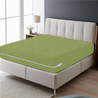 Imagem de Capa de Colchão King Size Casal em Malha Gel (Helanca) Zíper Resistente