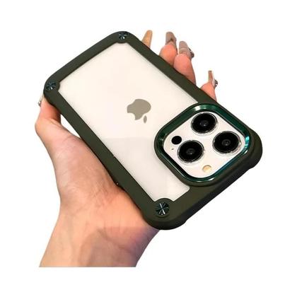 Imagem de Capa De Silicone Transparente Resistente a Impactos Para iPhone pro Max 16 15 14 13 12 11 plus Capa