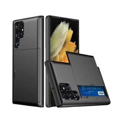 Imagem de Capa De Telefone Plástica Com Porta-Cartões Para Samsung Galaxy S25 S22 S24 S23 FE plus Ultra A07