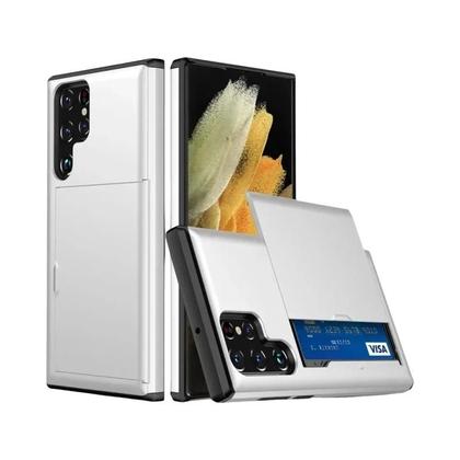 Imagem de Capa De Telefone Plástica Com Porta-Cartões Para Samsung Galaxy S25 S22 S24 S23 FE plus Ultra A07