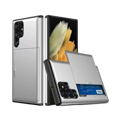 Imagem de Capa De Telefone Plástica Com Porta-Cartões Para Samsung Galaxy S25 S22 S24 S23 FE plus Ultra A07