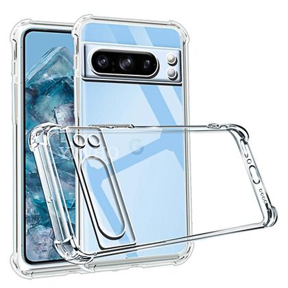 Imagem de Capa De Telefone Transparente E À Prova De Choque Em Silicone TPU Macio Para Google Pixel 8 pro 7a 6