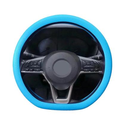 Imagem de Capa De Volante De Silicone Macio Com Toque Suave, Luva Elástica Para Várias Cores, Decoração De