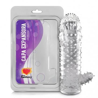 Imagem de Capa Expansora Peniana De Silicone Com Estimulador Sexy de Clitóris