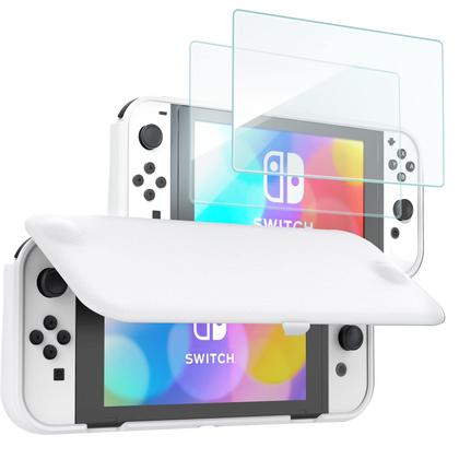Imagem de Capa flip ProCase para Nintendo Switch OLED 2021 com 2 protetores de tela