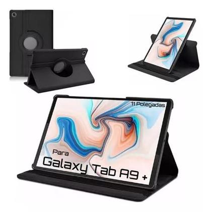 Imagem de Capa Giratória para Tablet Samsung Galaxy Tab A9 Plus Tela 11.0 Preto