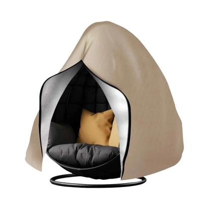 Imagem de Capa Impermeável E À Prova De Vento Para Cadeira Suspensa Com Zíper E Cordão Ajustável Para Balanço