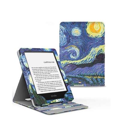 Imagem de Capa Kindle Paperwhite 11ª Geração 2021 WB Silicone Flexível e Sensor Magnético Vertical Preta