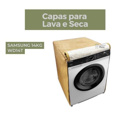 Imagem de Capa lava e seca samsung 14kg wd14t impermeável flex