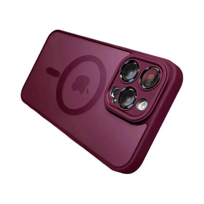 Imagem de Capa MagSafe Luxo para iPhone 15/14/13/12/11 - Carregamento Sem Fio Magnético e à Prova de Choques