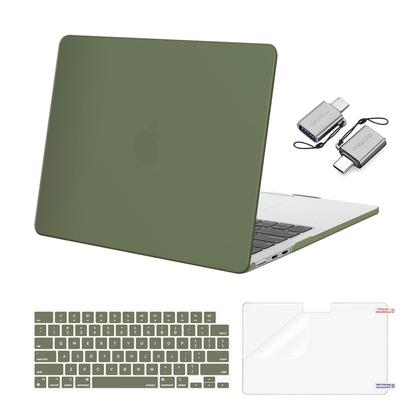 Imagem de Capa MOSISO compatível com MacBook Air de 13,6 polegadas verde militar
