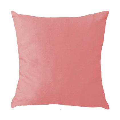 Imagem de Capa para Almofada em Veludo Liso Quadrada Rose