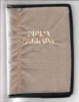 Imagem de Capa Para Bíblia, bordada Sem Ziper Em tecido acquablock impermeável