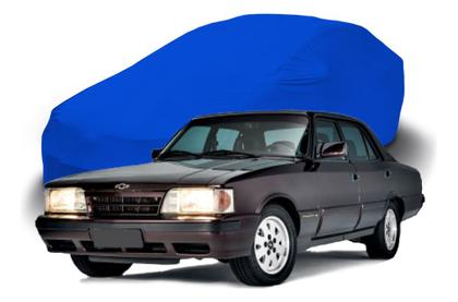 Imagem de Capa Para Cobrir Carros Sedã Azul Royal Com Elástico Tecido