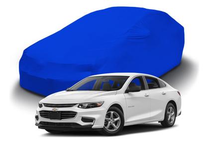 Imagem de Capa Para Cobrir Carros Sedã Azul Royal Com Elástico Tecido