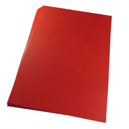 Imagem de Capa para Encadernação A3 Vermelho Couro Fundo PP 0,30 100un