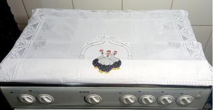 Imagem de Capa Para Fogão De 4 Bocas De Renda