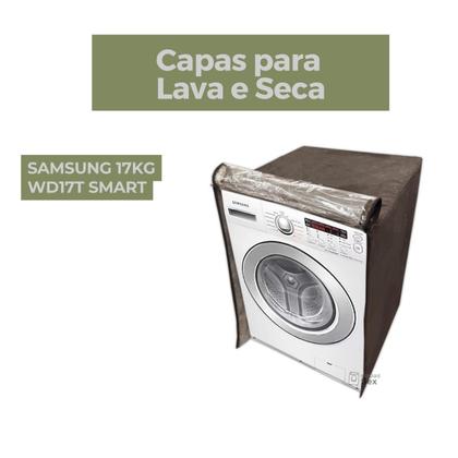 Imagem de Capa para lava e seca samsung 17kg wd17t smart transparente flex