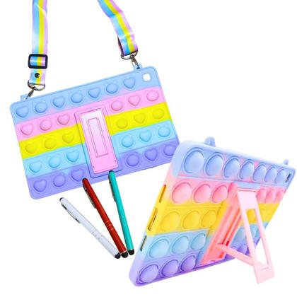 Imagem de Capa para Tablet Infantil p/ Tablet Samsung Galaxy Tab A 10.1" + Caneta Touch
