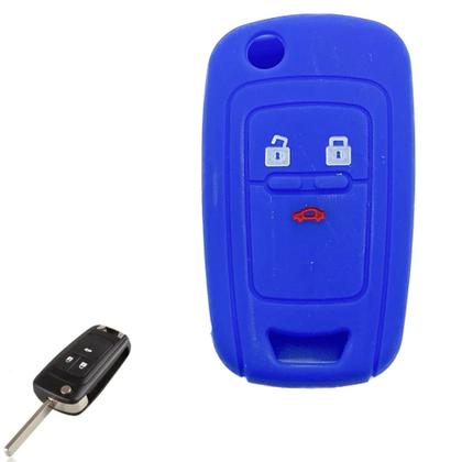 Imagem de Capa proteção chave canivete Chevrolet cruze camaro spin cobalt prisma tracker sonic S10 Trailblazer