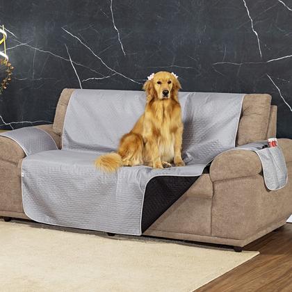 Imagem de Capa Protetora De Sofá 4 Lugares Padrão Dupla Face Impermeável